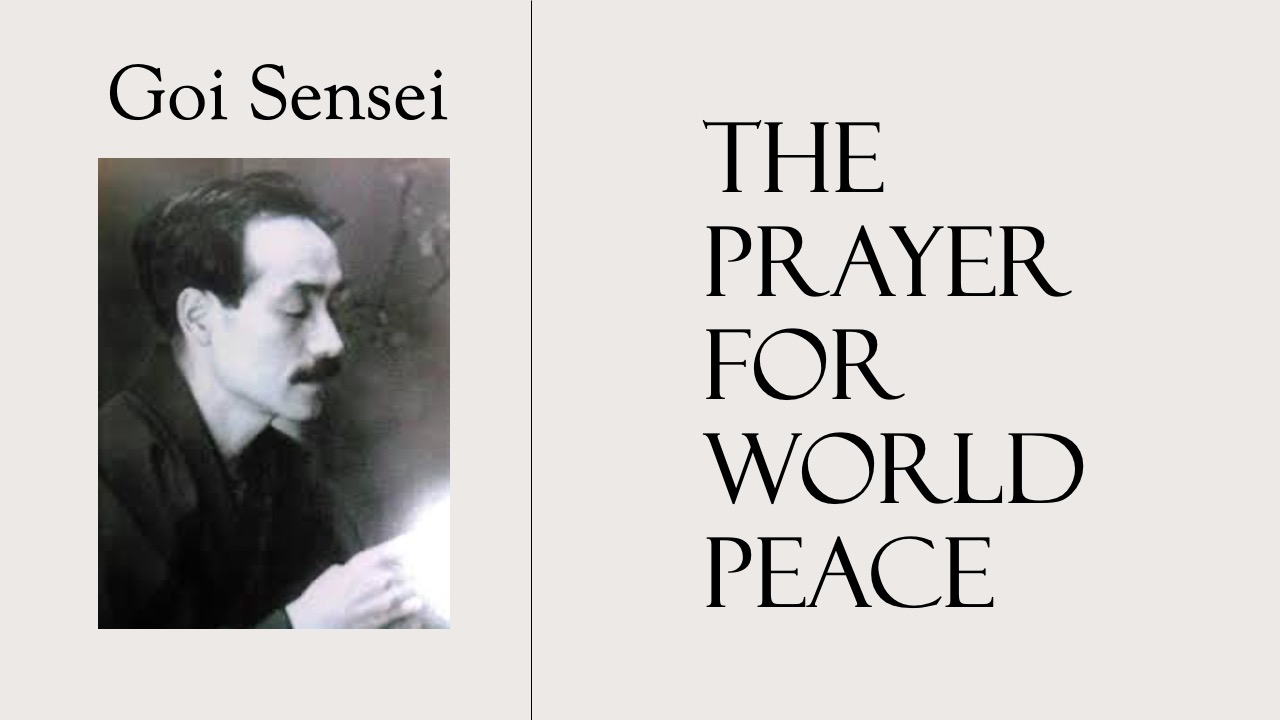 HOME | Goi Sensei: The Prayer for World Peace